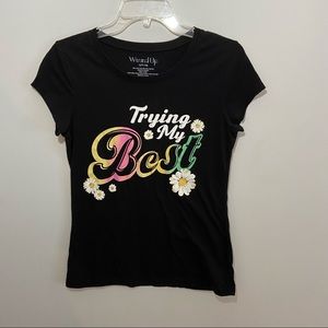Wound Up Trying My Best tee Size L